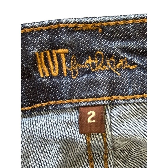 KUT FROM THE KLOTH Size 2 Dark Wash Jeans Style #KP494MS1 Straight Leg Mid Rise - Picture 7 of 12